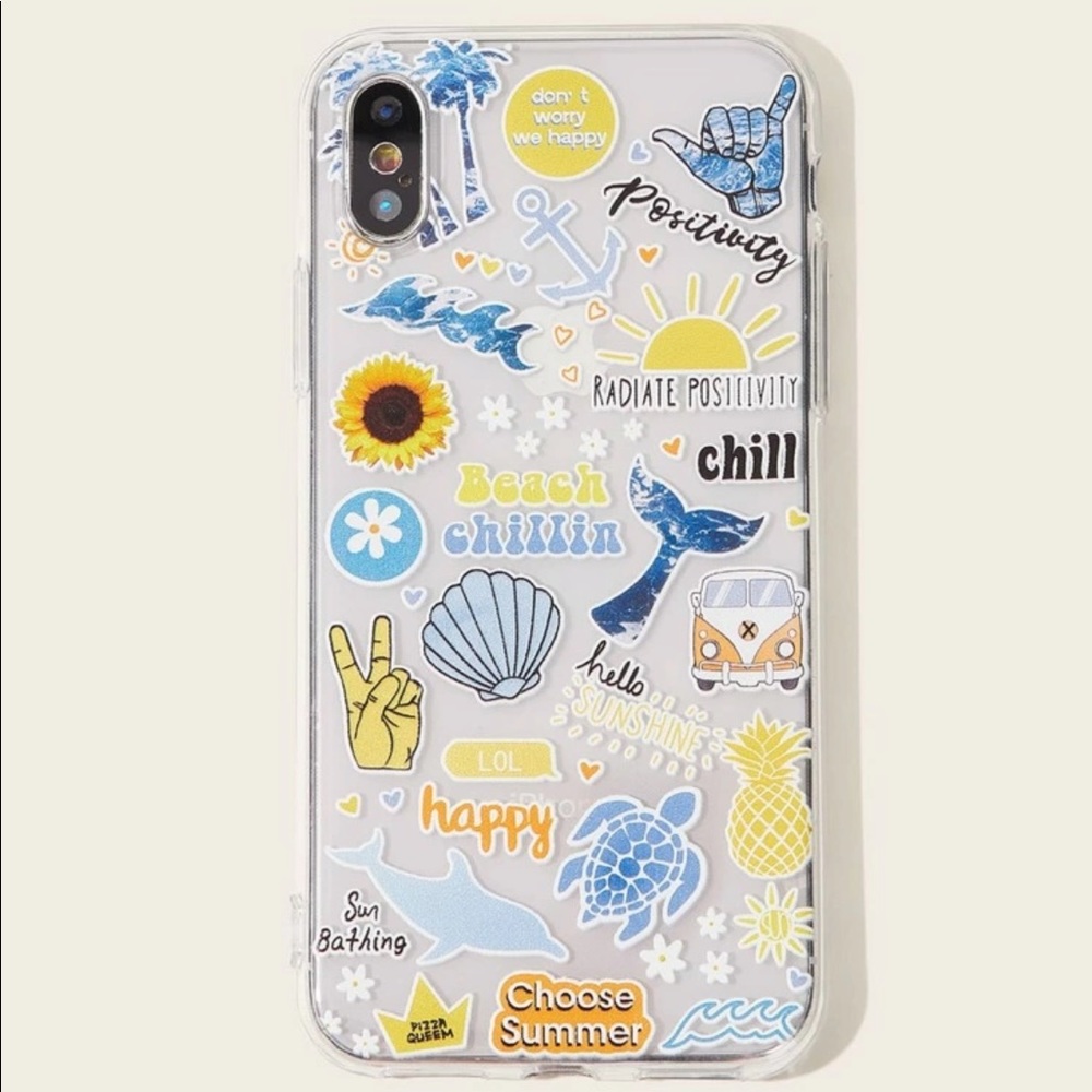 Beach pattern xs max case